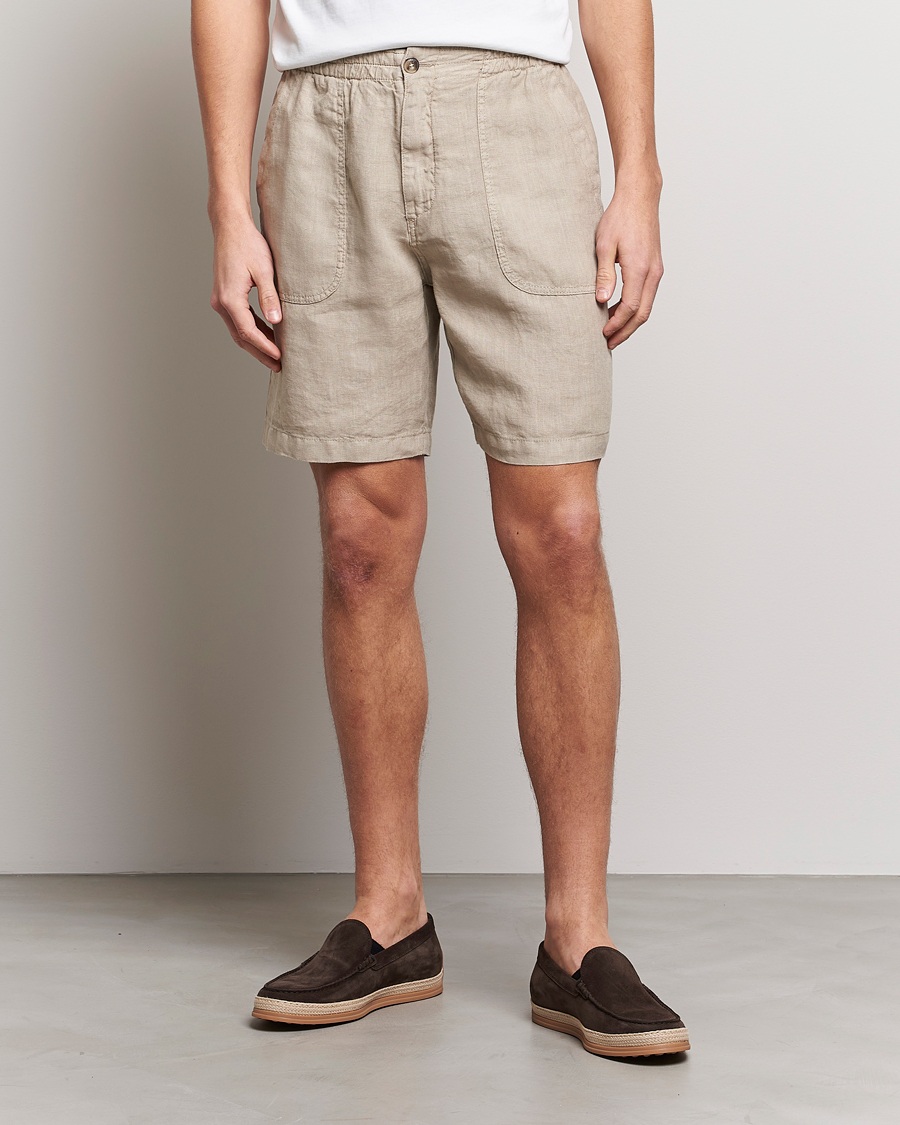 Herr | Shorts | Altea | Linen Shorts Beige