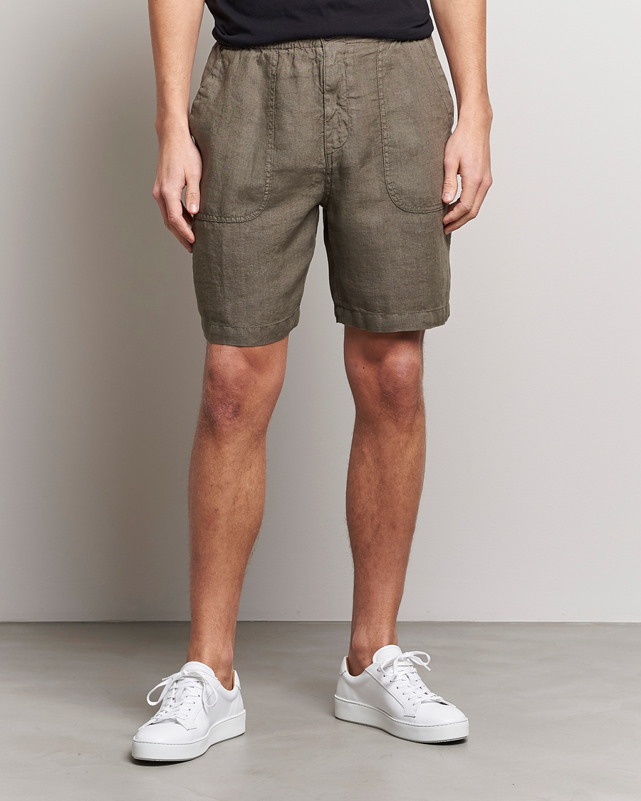 Herr | Shorts | Altea | Linen Shorts Olive