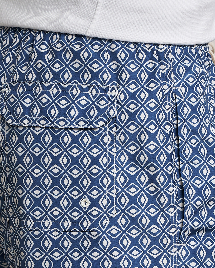 Herr | Badbyxor | Altea | Printed Swim Trunks Navy