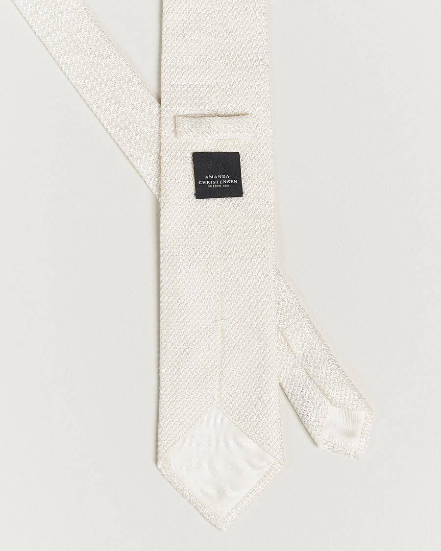 Herr |  | Amanda Christensen | Silk Grenadine 8 cm Tie White