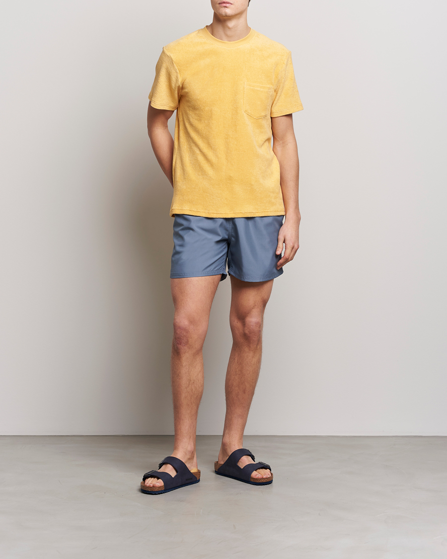 Herr | Badbyxor | Bread & Boxers | Swimshorts Smoky Blue