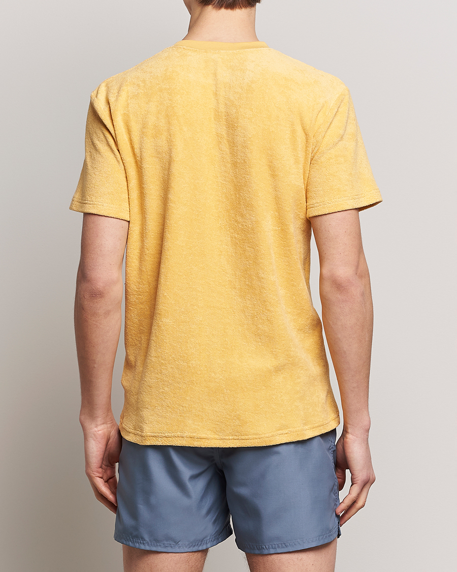 Herr | T-Shirts | Bread & Boxers | Terry Crew Neck T-Shirt Sahara Sun