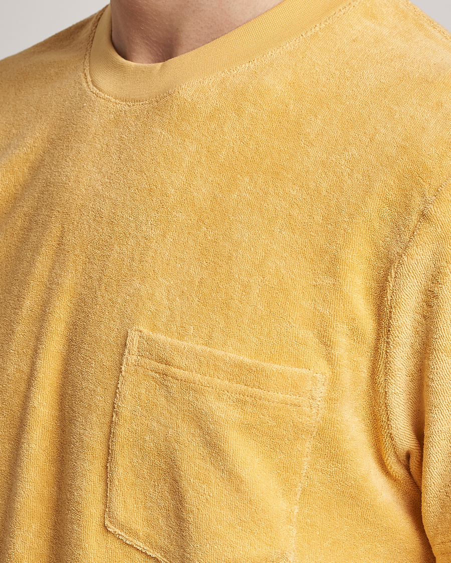 Herr | T-Shirts | Bread & Boxers | Terry Crew Neck T-Shirt Sahara Sun