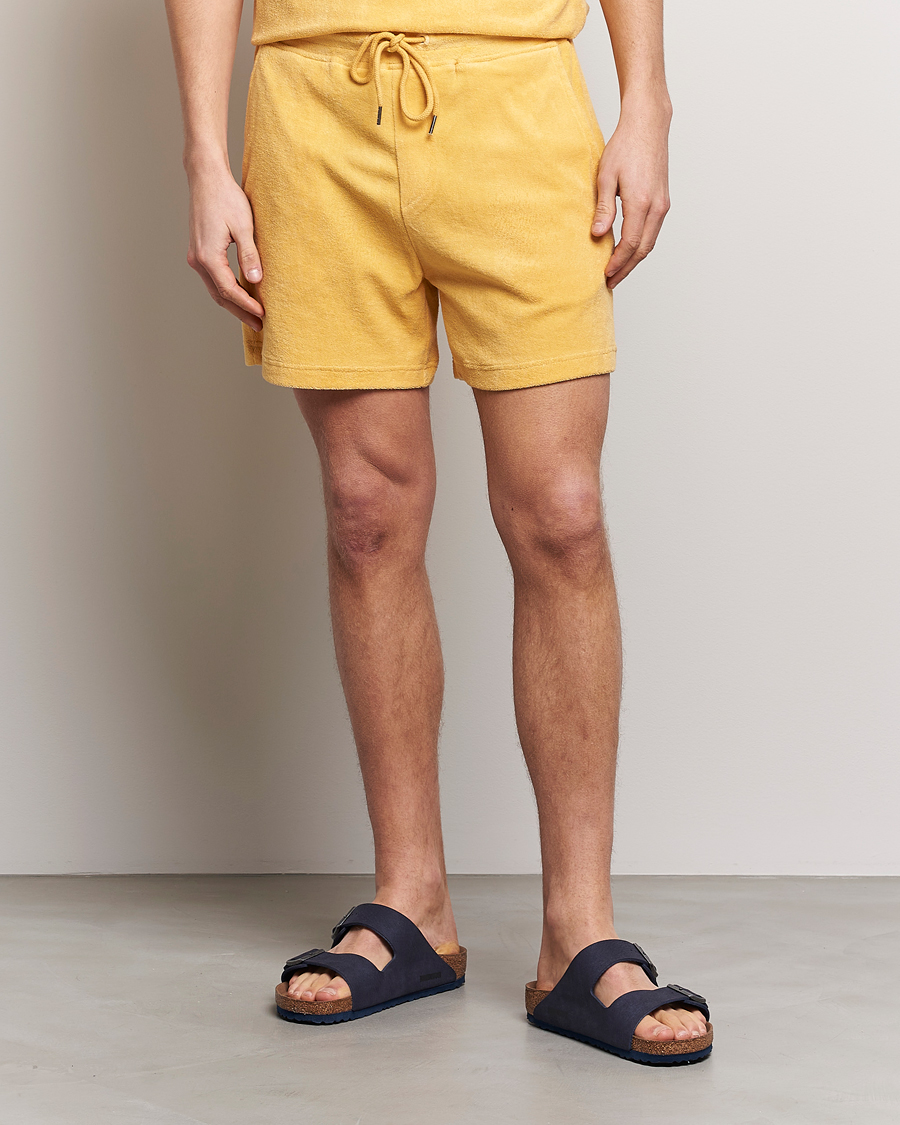 Herr | Bread & Boxers | Bread & Boxers | Terry Drawstring Shorts Sahara Sun