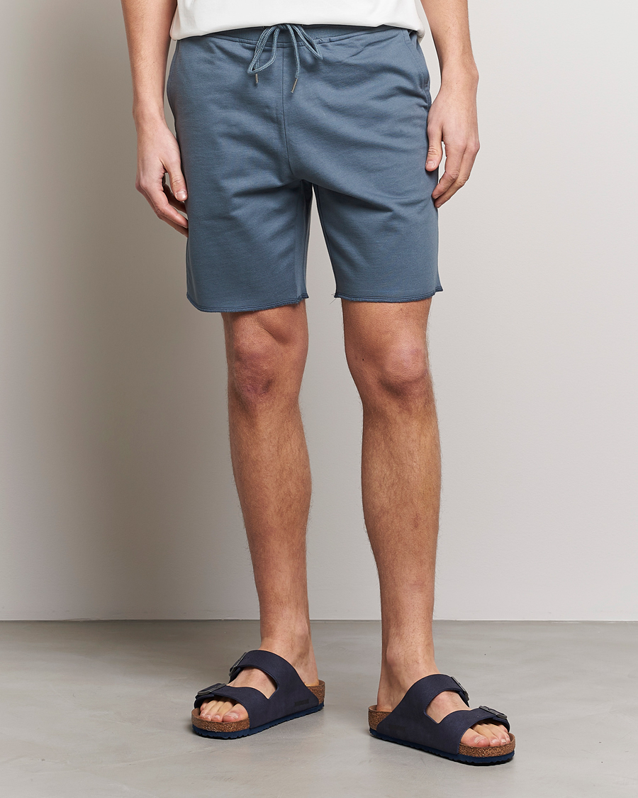 Herr | Bread & Boxers | Bread & Boxers | Loungewear Sweatshorts Smoky Blue