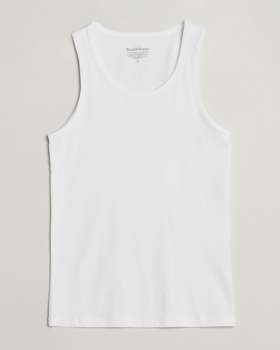 Herr | T-Shirts | Bread & Boxers | 2-Pack Tank Top White