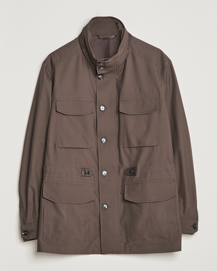 Herr | Jackor | Brioni | Performa Silk Field Jacket Olive
