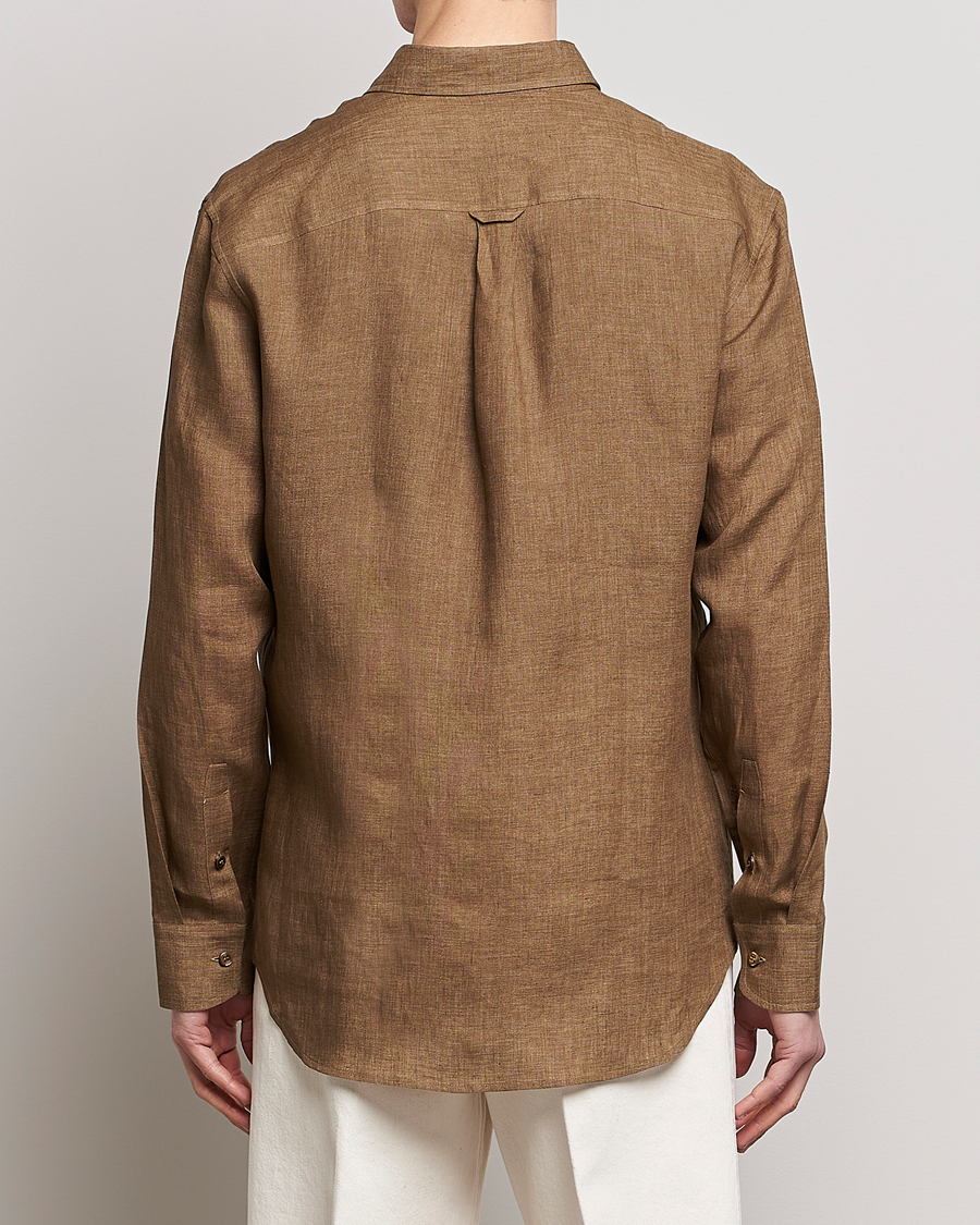 Herr | Skjortor | Brioni | Linen Overshirt Military