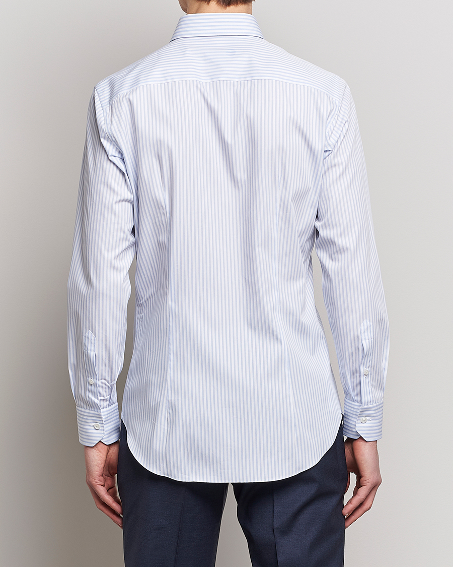 Herr | Skjortor | Brioni | Slim Fit Dress Shirt Light Blue Stripe