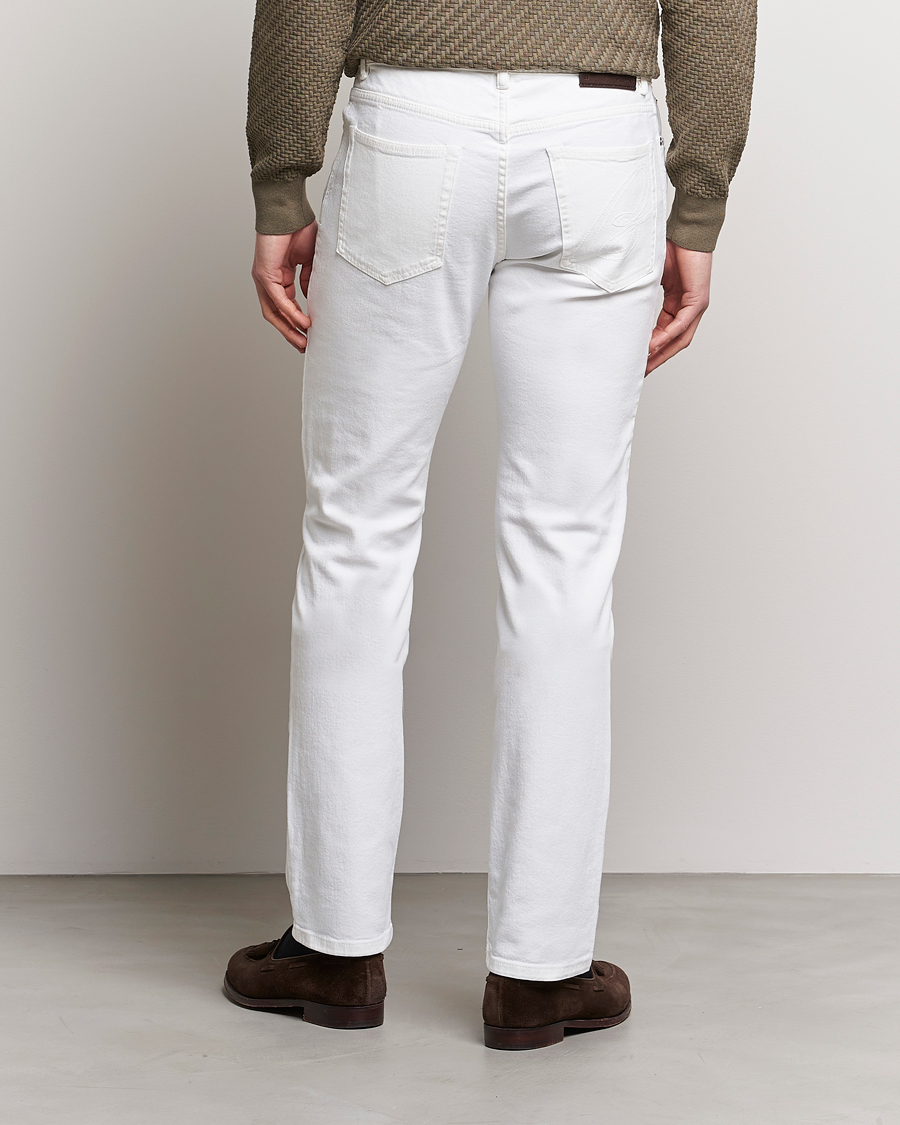 Herr | Byxor | Brioni | Slim Fit 5-Pocket Pants White