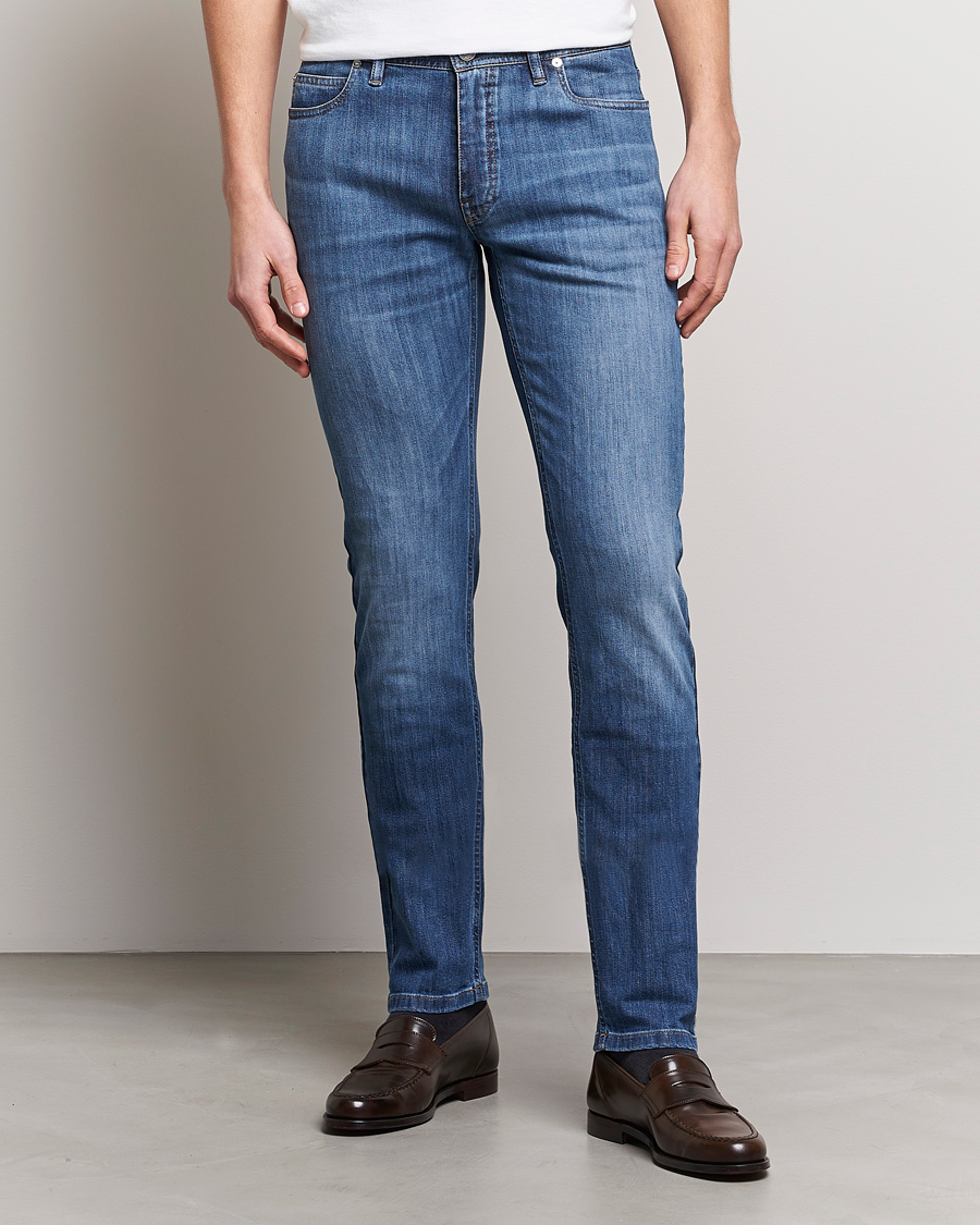 Herr | Jeans | Brioni | Slim Fit Denim Pants Blue Wash