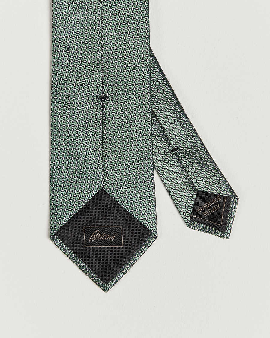 Herr | Brioni Microstructure Silk Tie Light Green | Brioni | Microstructure Silk Tie Light Green