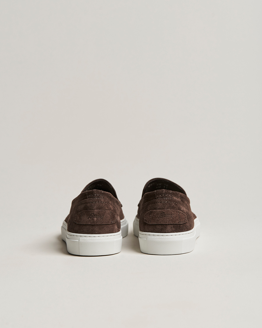 Herr | Brioni Casetta Suede Loafers Dark Brown | Brioni | Casetta Suede Loafers Dark Brown