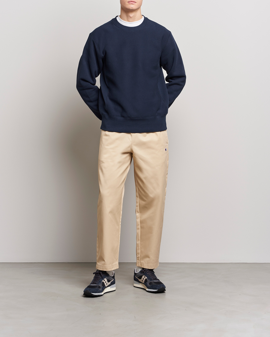 Herr | Tröjor | Champion | Reverse Weave Soft Fleece Sweatshirt Navy