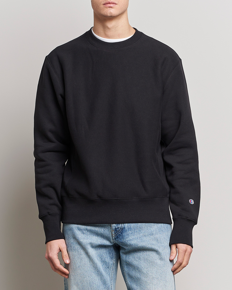 Herr | Champion | Champion | Reverse Weave Soft Fleece Sweatshirt Black