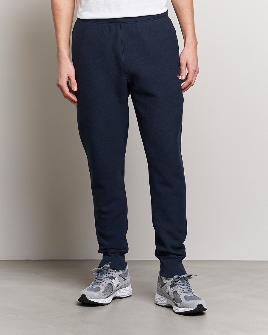 Herr | Byxor | Champion | Reverse Weave Soft Fleece Sweatpants Navy