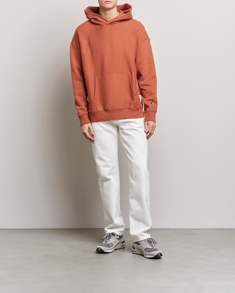 Herr | Tröjor | Champion | Heritage Garment Dyed Hood Baked Clay