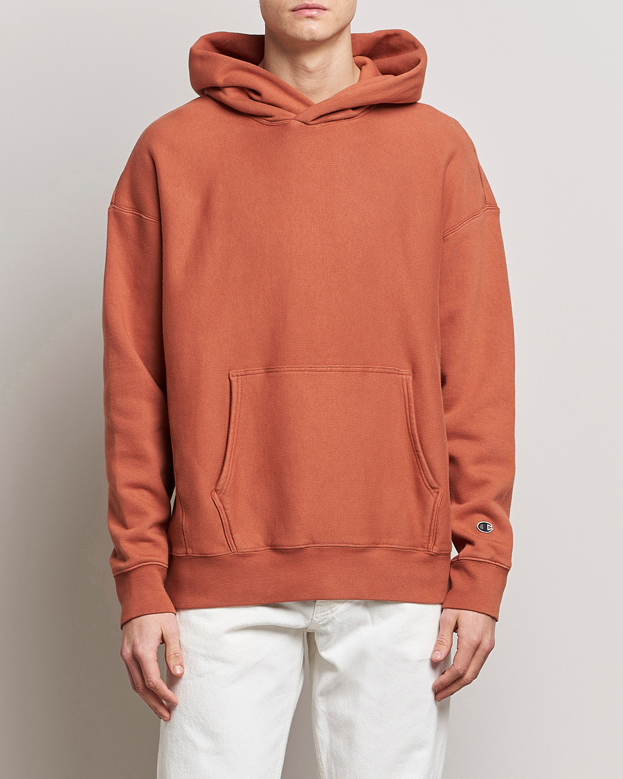 Herr | Tröjor | Champion | Heritage Garment Dyed Hood Baked Clay