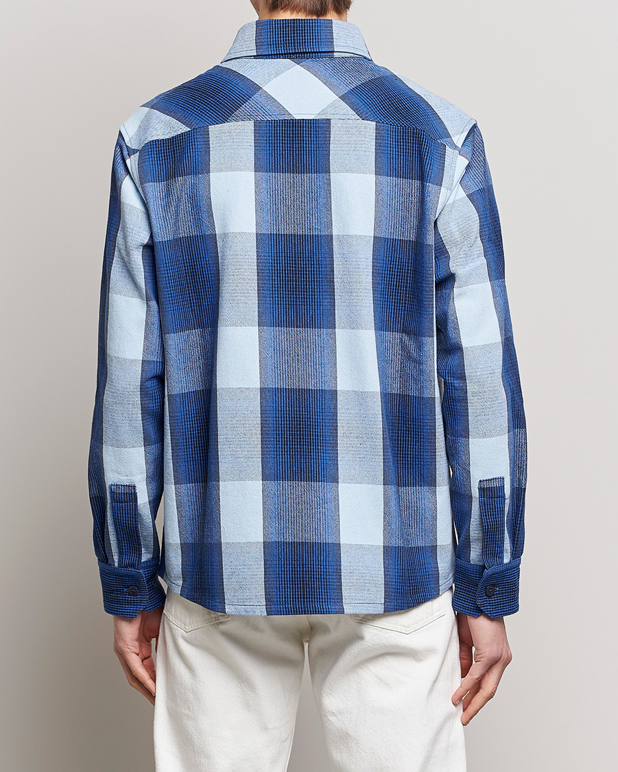 Herr | Skjortor | A.P.C. | Basile Shirt Jacket Blue Plaid