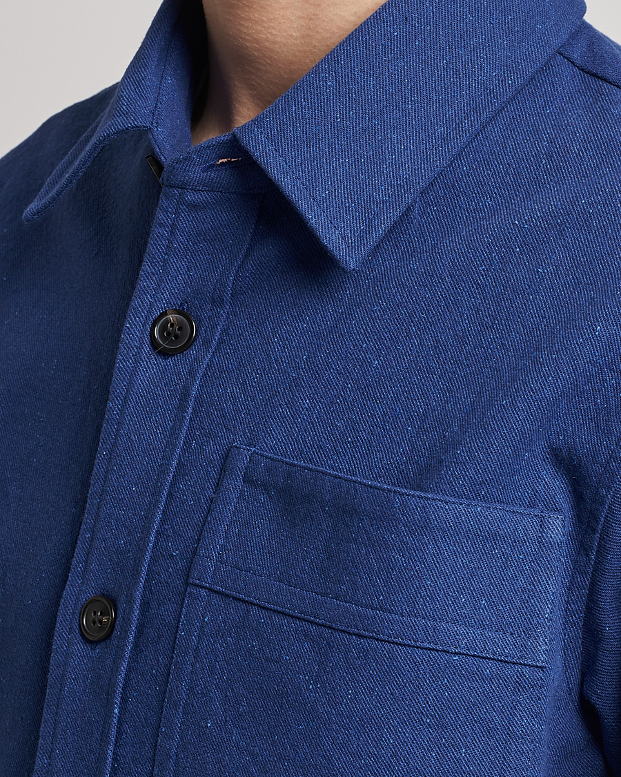 Herr | Skjortor | A.P.C. | Basile Cotton Shirt Jacket Navy