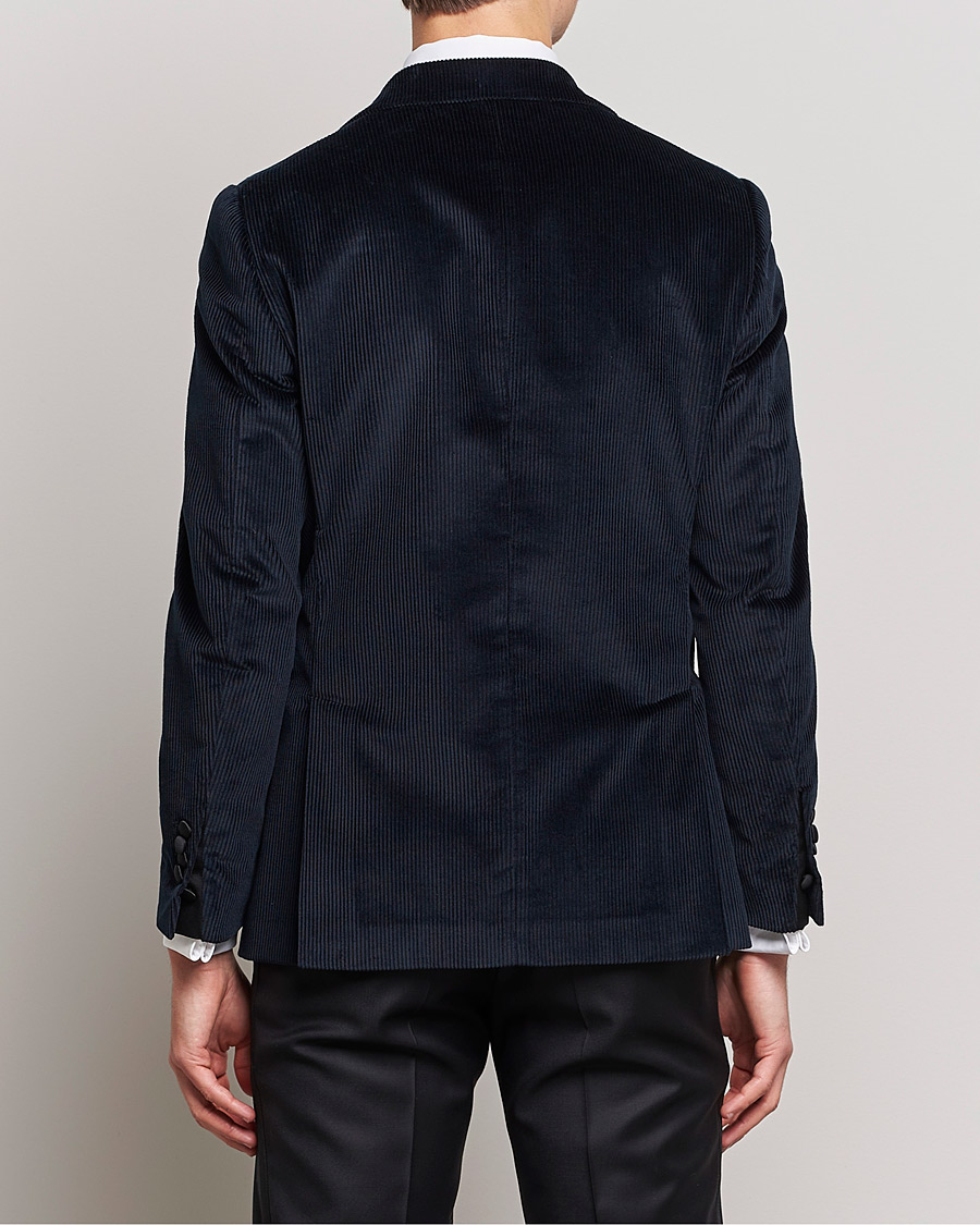 Herr | Kavajer | Morris Heritage | Carl Corduroy Dinner Jacket Navy
