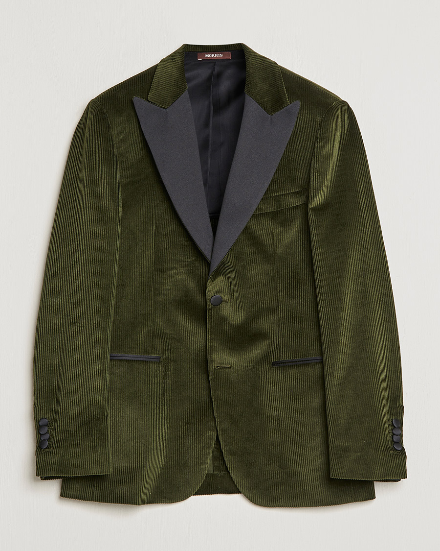Herr | Kavajer | Morris Heritage | Carl Corduroy Dinner Jacket Green