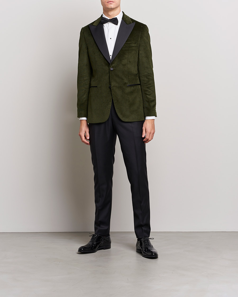 Herr | Kavajer | Morris Heritage | Carl Corduroy Dinner Jacket Green