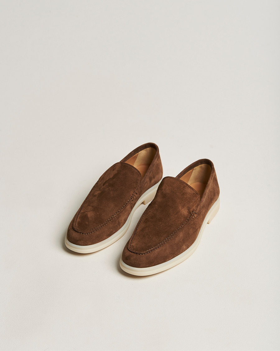 Herr | Church's Greenfield Soft Suede Loafer Burnt Brown | Church's | Greenfield Soft Suede Loafer Burnt Brown