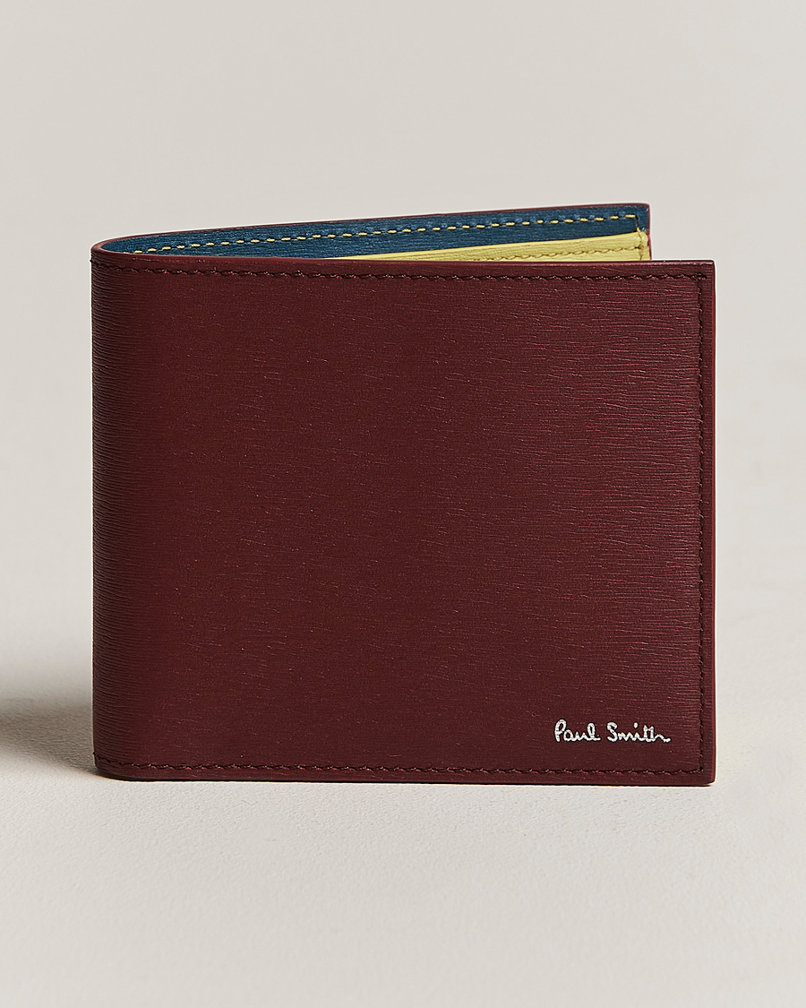 Herr | Paul Smith Color Leather Wallet Wine Red | Paul Smith | Color Leather Wallet Wine Red