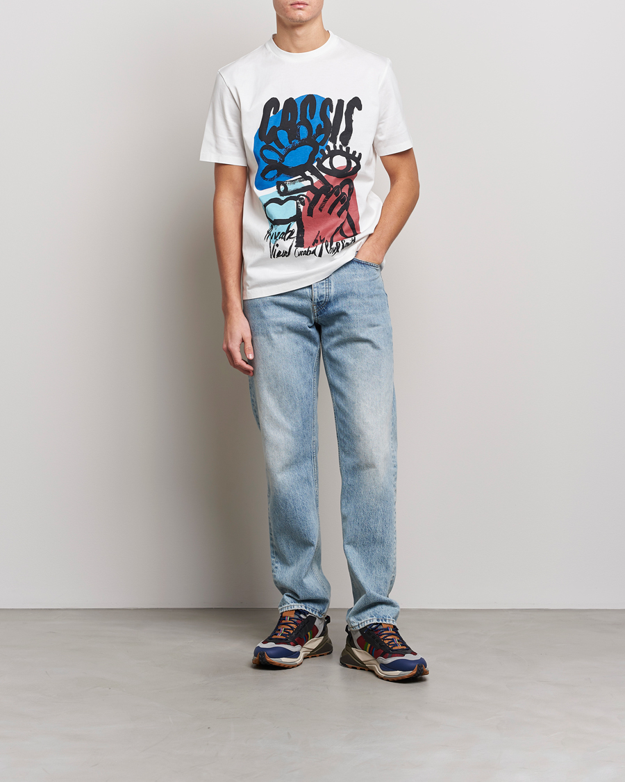 Herr | T-Shirts | Paul Smith | Cassis Print T-Shirt White