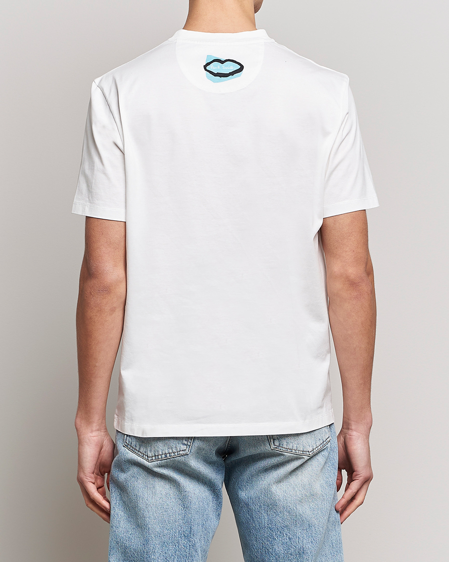 Herr | T-Shirts | Paul Smith | Cassis Print T-Shirt White