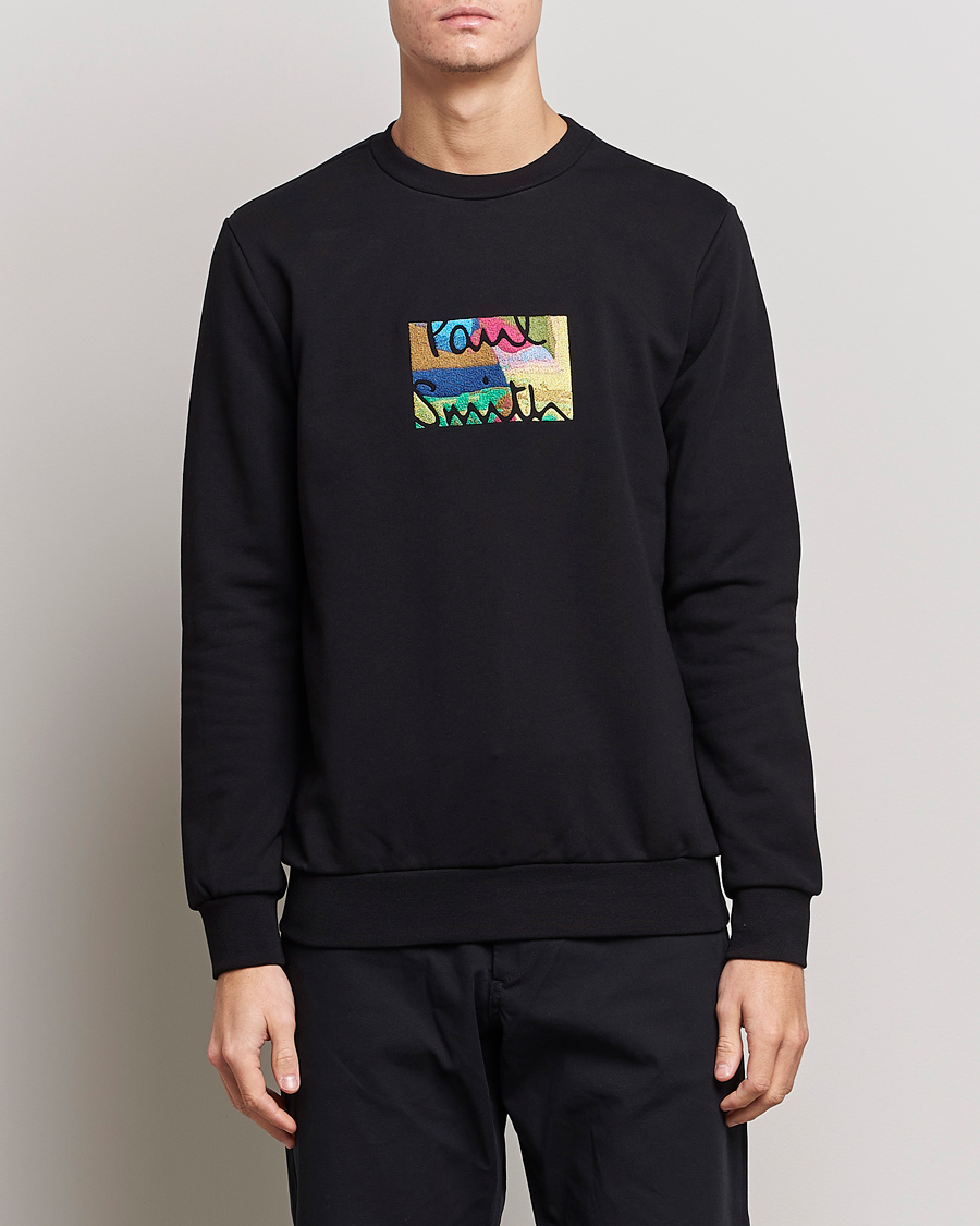 Herr | Tröjor | Paul Smith | Emroidered Sweatshirt Black