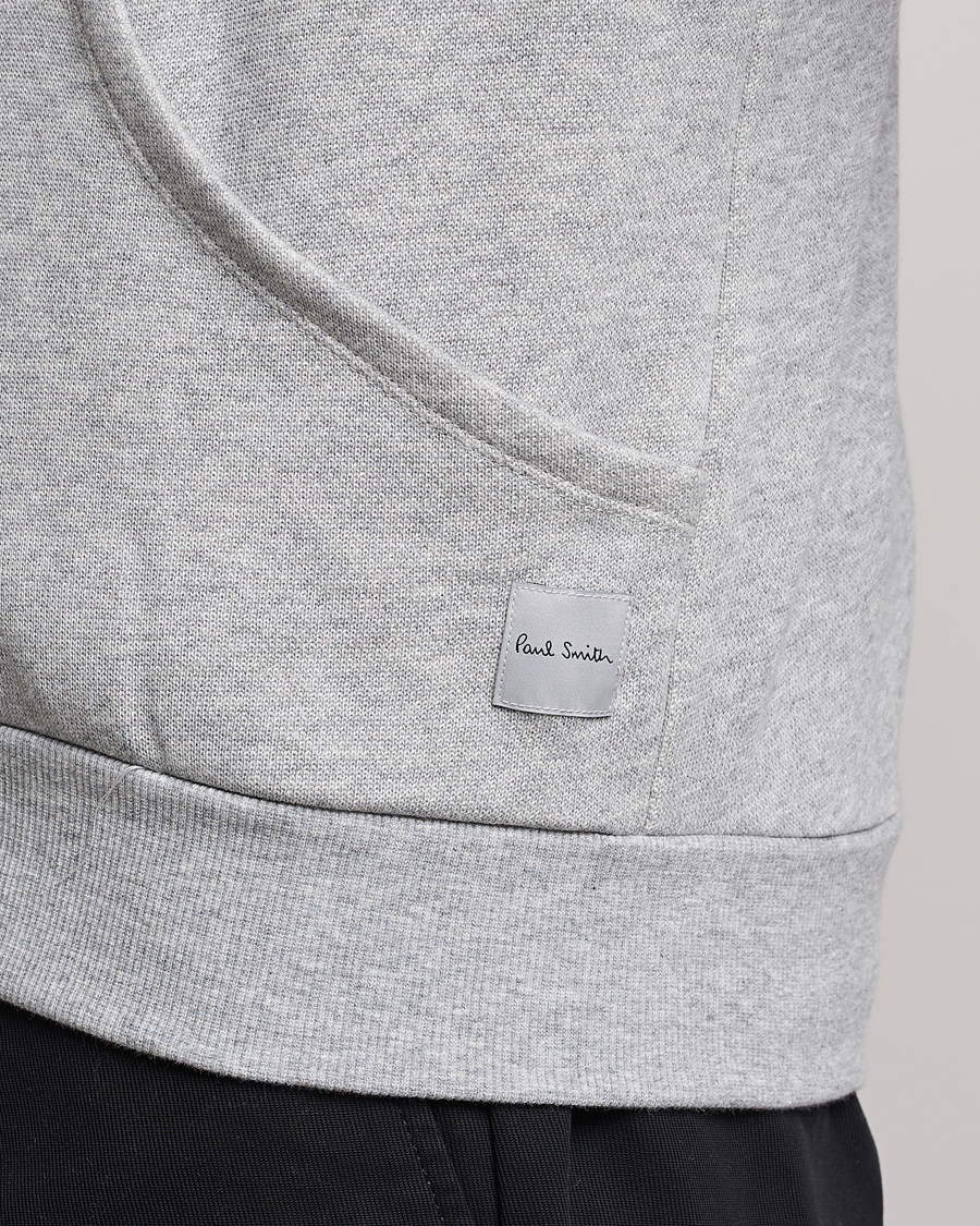 Herr | Paul Smith Bright Stripe Sweat Full Zip Grey | Paul Smith | Bright Stripe Sweat Full Zip Grey