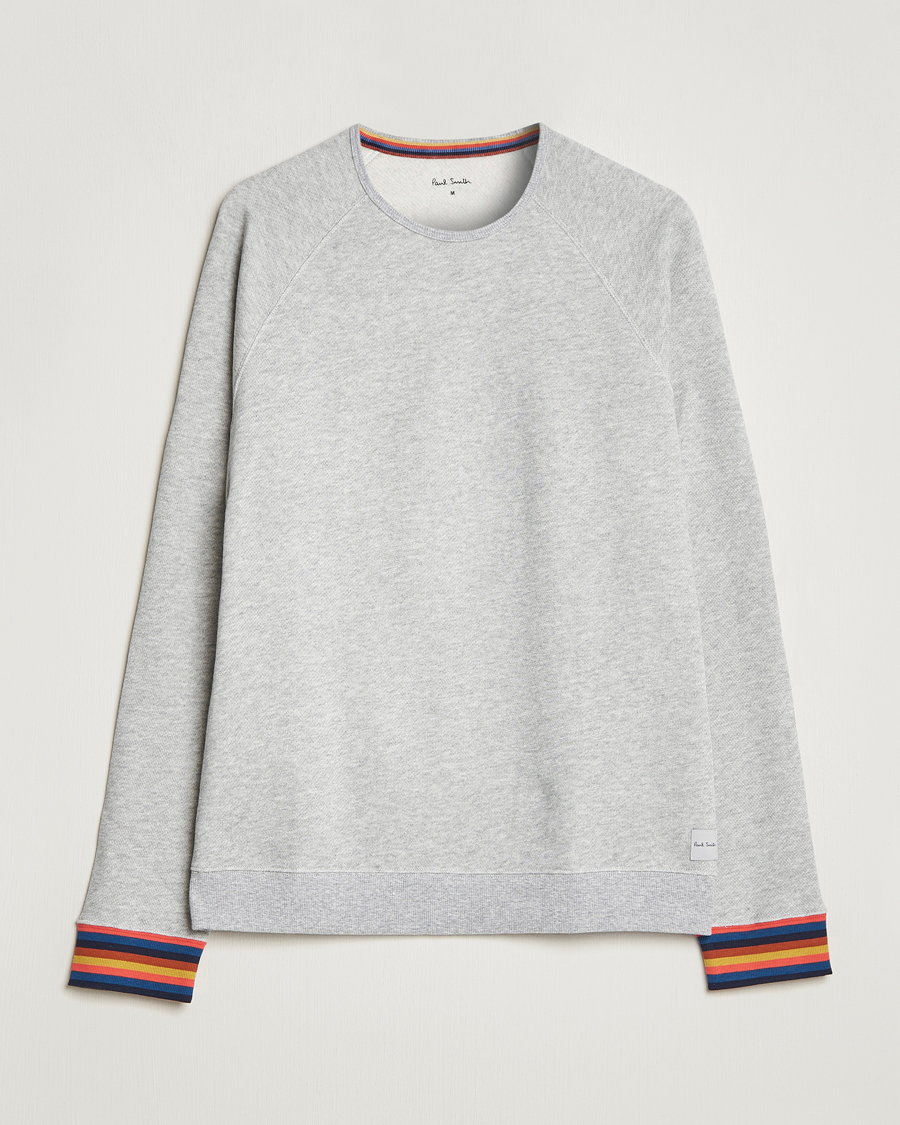 Herr | Paul Smith Bright Stripe Sweatshirt Grey | Paul Smith | Bright Stripe Sweatshirt Grey