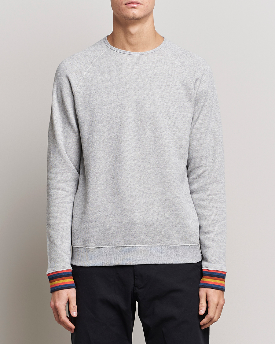 Herr | Paul Smith Bright Stripe Sweatshirt Grey | Paul Smith | Bright Stripe Sweatshirt Grey