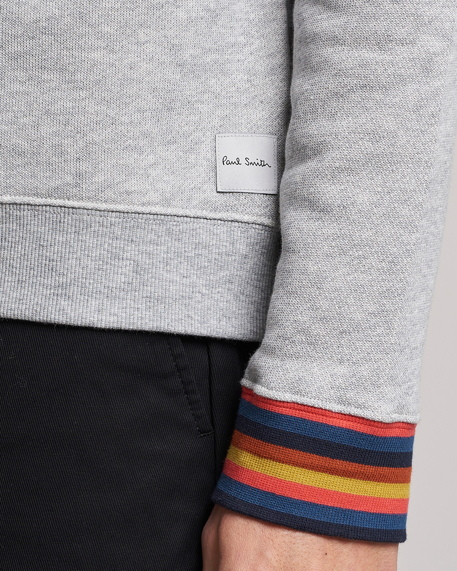 Herr | Paul Smith Bright Stripe Sweatshirt Grey | Paul Smith | Bright Stripe Sweatshirt Grey