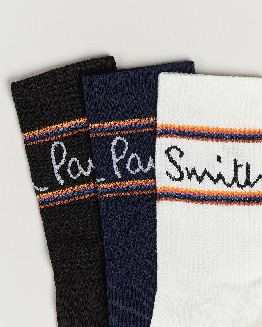 Herr |  | Paul Smith | 3-Pack Logo Socks Black/White