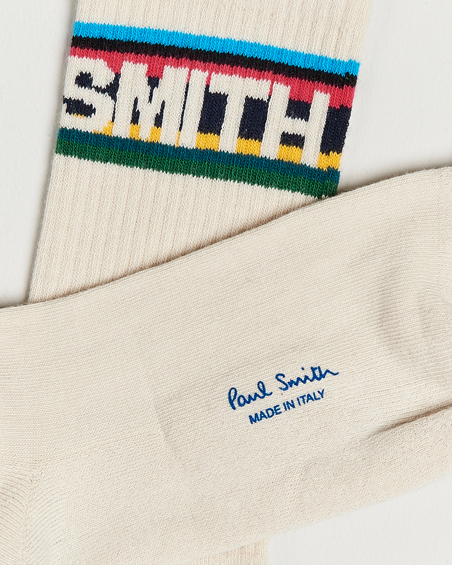 Herr | Underkläder | Paul Smith | Ari Logo Sock Off White