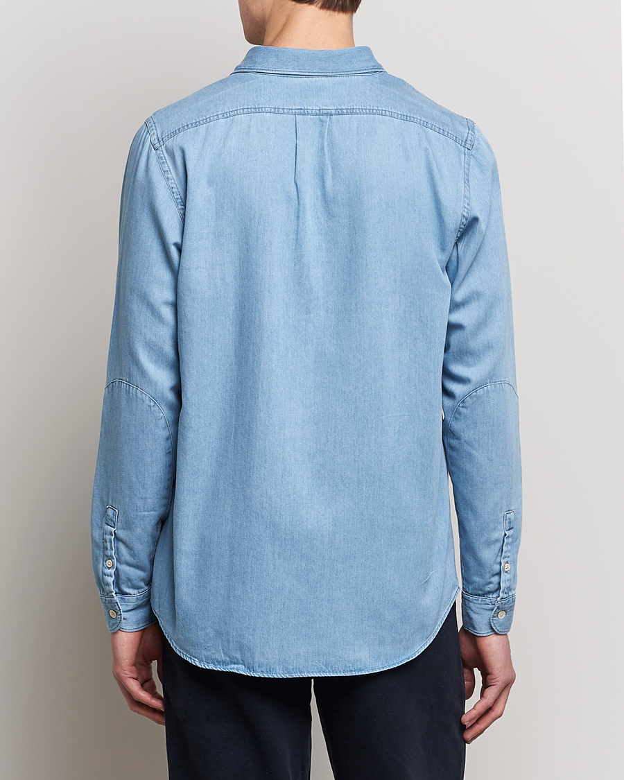 Herr | Skjortor | PS Paul Smith | Regular Fit Denim Shirt Light Blue