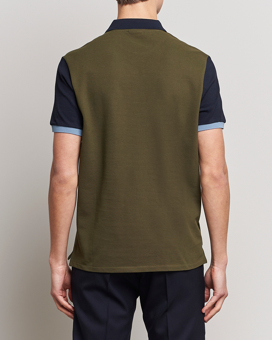 Herr | Pikéer | PS Paul Smith | Organic Cotton Pique Green/Navy