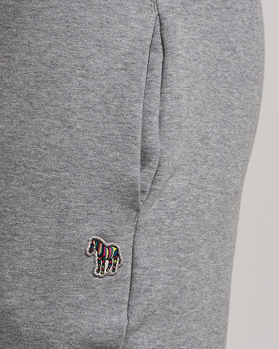 Herr | Byxor | PS Paul Smith | Zebra Organic Cotton Sweatpants Grey Melange