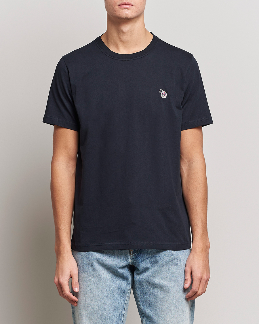 Herr | Paul Smith | PS Paul Smith | Organic Cotton Zebra T-Shirt Navy