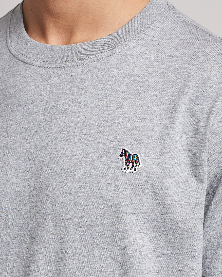 Herr | T-Shirts | PS Paul Smith | Organic Cotton Zebra T-Shirt Grey