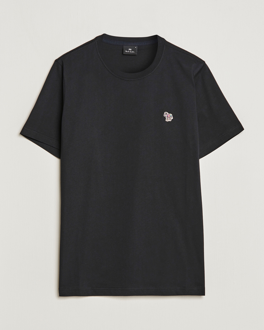 Herr | T-Shirts | PS Paul Smith | Classic Organic Cotton Zebra T-Shirt Black