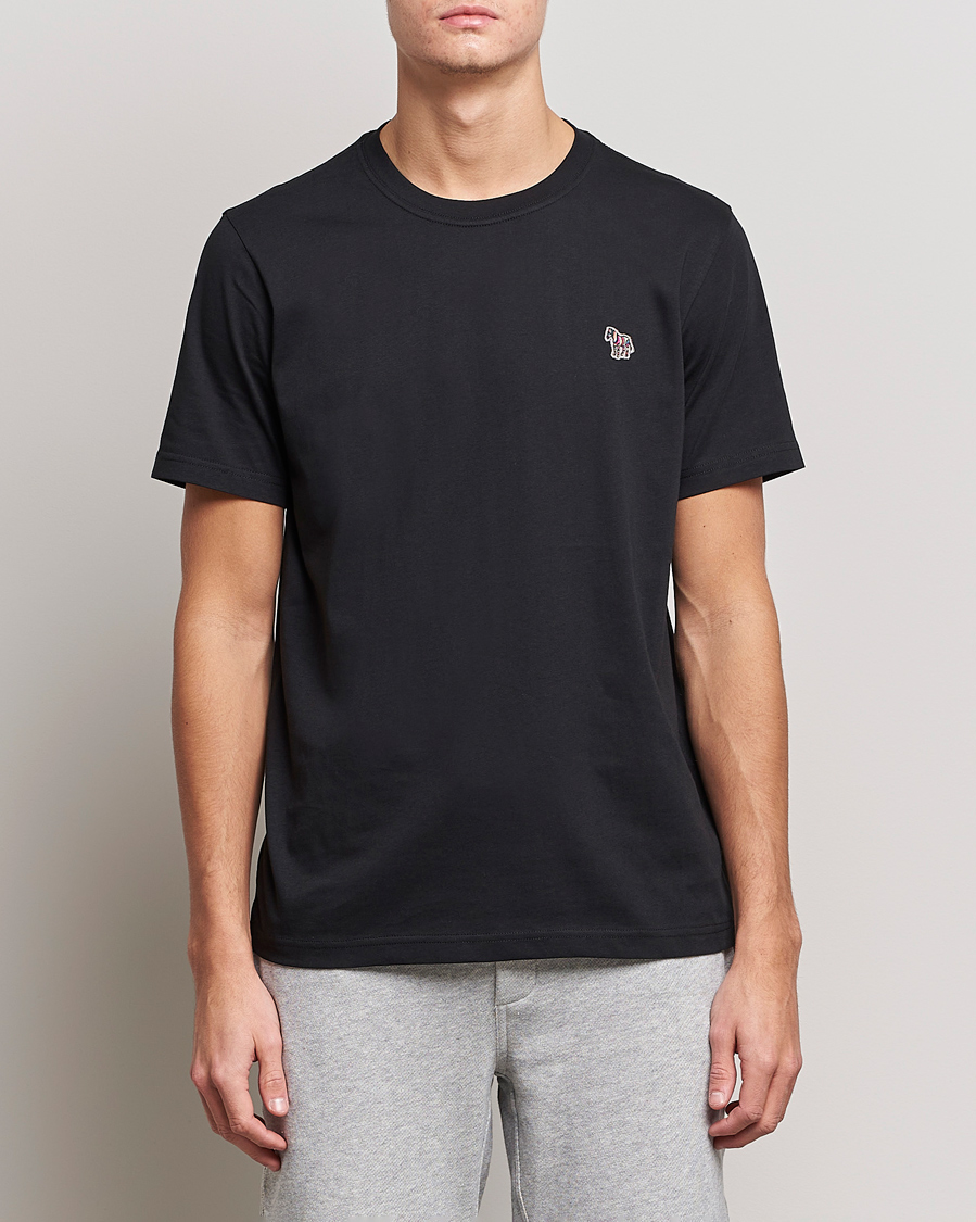 Herr | T-Shirts | PS Paul Smith | Classic Organic Cotton Zebra T-Shirt Black