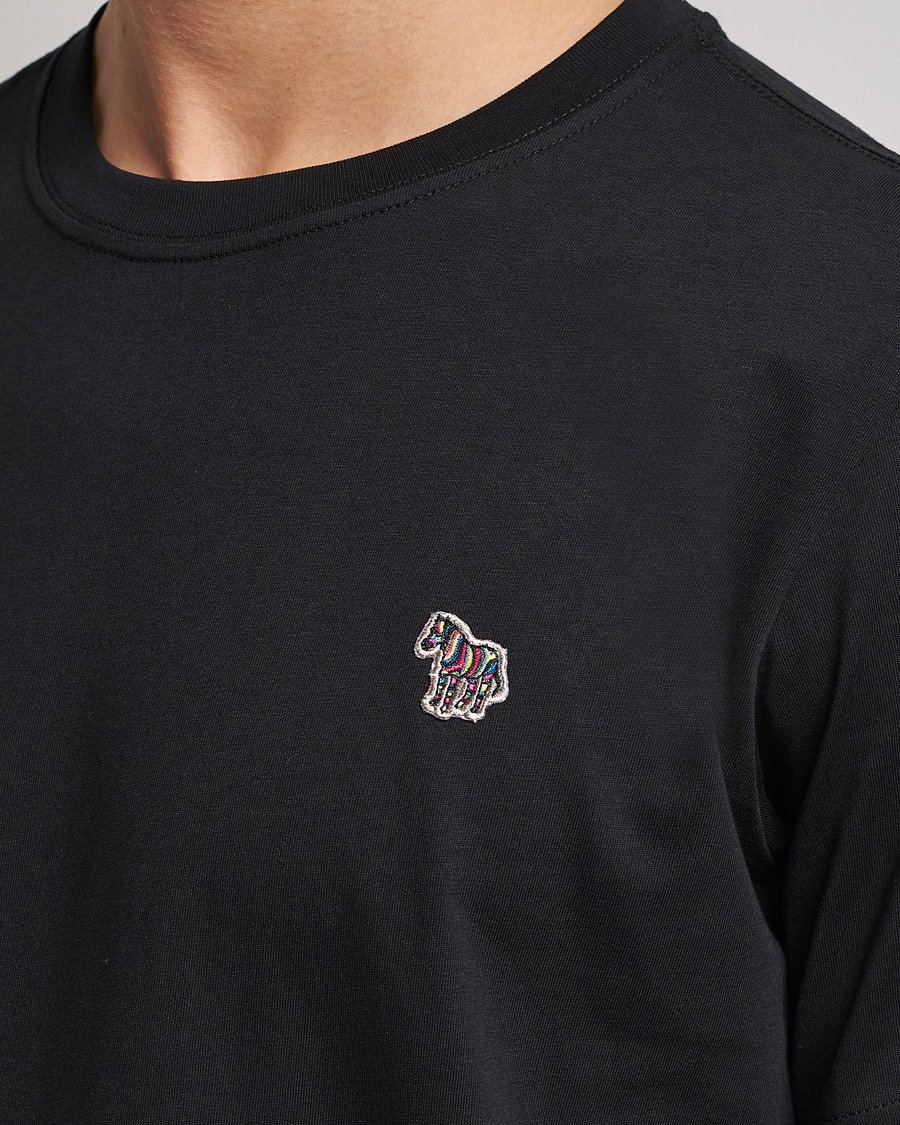Herr | T-Shirts | PS Paul Smith | Classic Organic Cotton Zebra T-Shirt Black