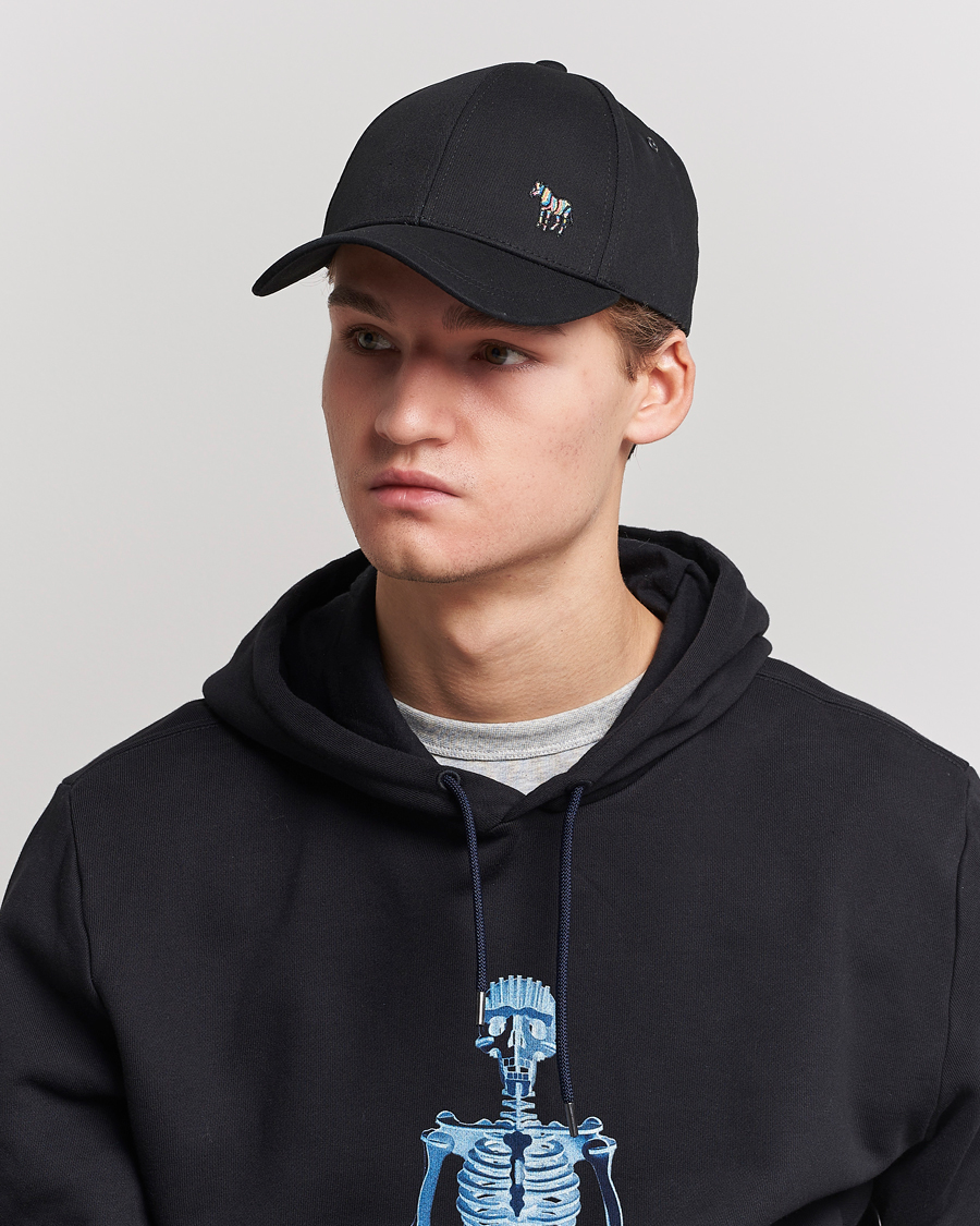 Herr | PS Paul Smith Baseball Zebra Cap Black | PS Paul Smith | Baseball Zebra Cap Black