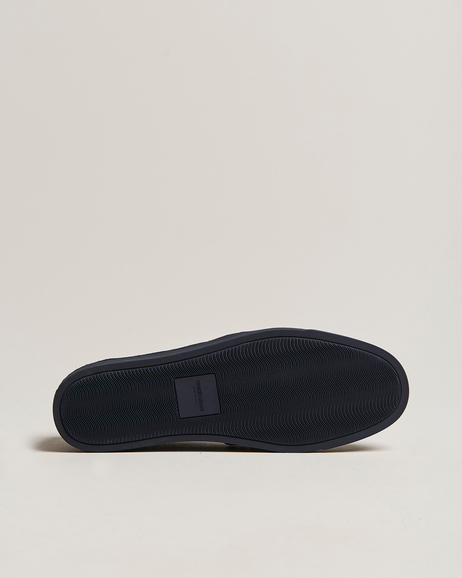 Herr | Giorgio Armani Suede Intrecci Loafers Navy | Giorgio Armani | Suede Intrecci Loafers Navy