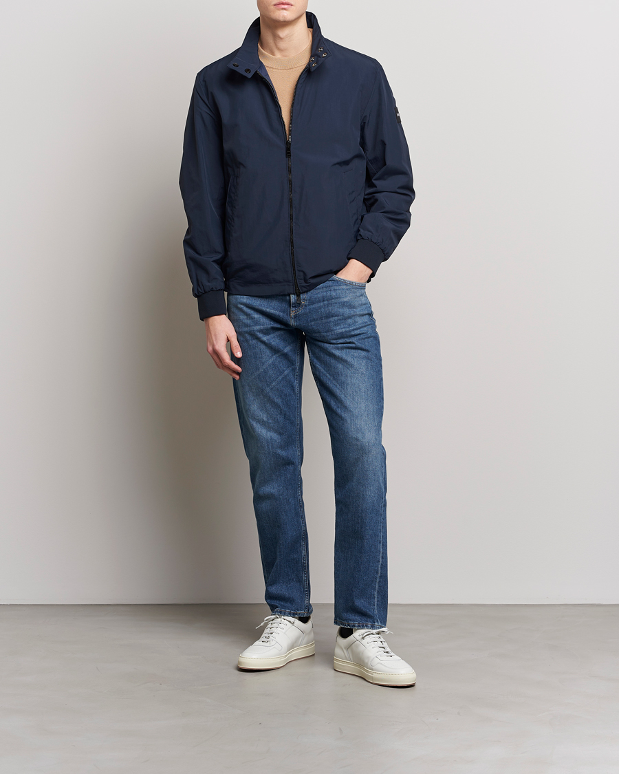 Herr | Jackor | BOSS BLACK | Coshua Hybrid Down Jacket Dark Blue
