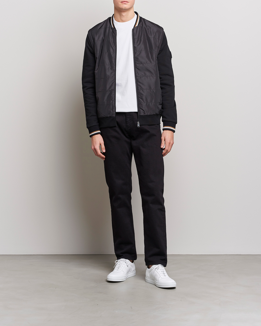 Herr | Jackor | BOSS BLACK | Skiles Hybrid Jacket Black